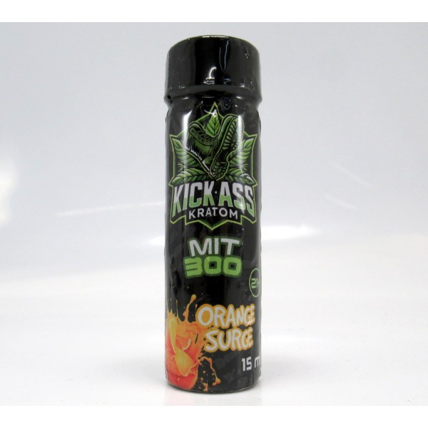 Kick Ass Kratom Orange Surge Flavor MIT300 - (15ml)(1ea)(SAMPLES)
